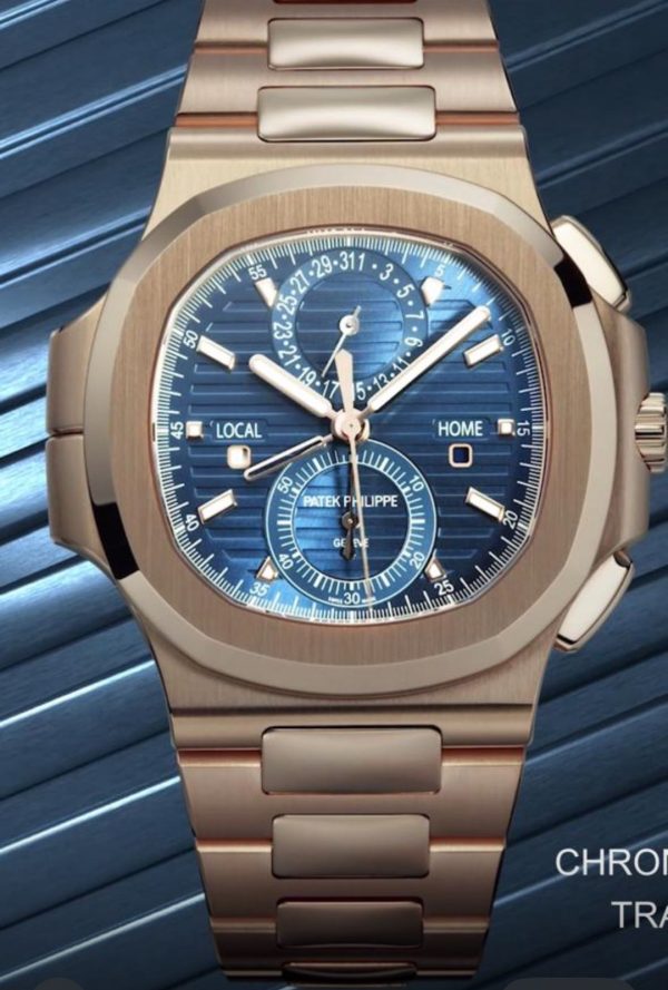Patek Philippe Nautilus Rose Gold Watch Swiss Eta