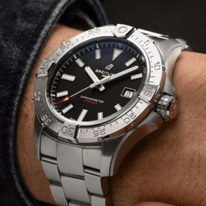 Men's Breitling Avenger Automatic Black Dial