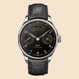 IWC Portugieser Pisa Version YL Factory Black Strap Swiss Eta