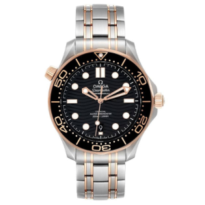 Omega Seamaster Steel Rose Gold Mens Watch Swiss Eta
