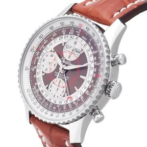 Breitling Montbrillant Datora Brown/Leather 43 mm Swiss Eta
