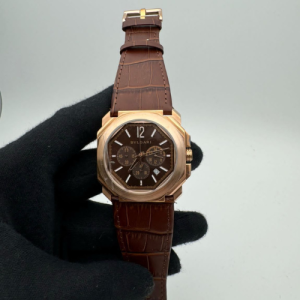 BVL Octo Finissimo Chronograph Brown Quartz