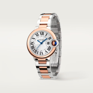 Cartier Ballon Rose Gold Women Watch Swiss Eta