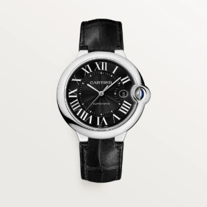 Cartier Ballon Black Dial With Black Strap Swiss Eta