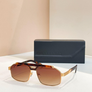 Prada Symbole Rectangular Sunglasses in Gradient Brown