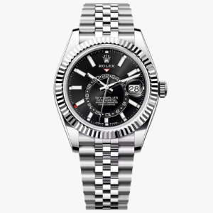 Rolex Sky-Dweller Oyster, 42 mm, Oystersteel and white gold Black Dial Swiss Eta