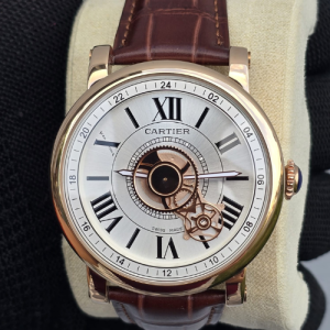 Cartier Rotonde De Astrotourbillon Brown Watch
