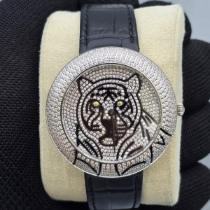 Cartier  Diamond Leopard Quartz Wristwatch