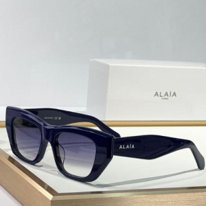 Azzedine Alaia in Black Sunglasses