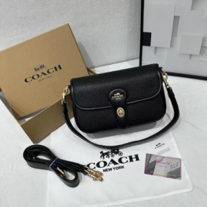 Coach Small Satchel Bags in Black and Light Brown Bags