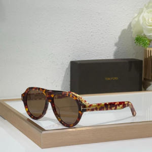 Tom Ford Brown Aviator Sunglasses