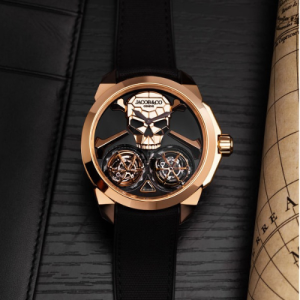 Jacob & Co Skull Double Tourbillon Watch