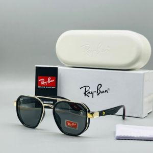 Ray-Ban Square Frame Acetate Sunglasses with Black-Tinted Lenses