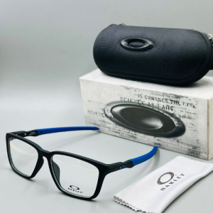 Oakley Rectangular Frame Acetate Eyeglasses with Clear Lenses