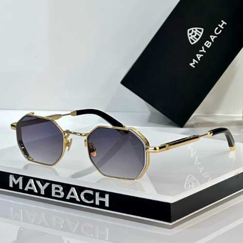 Maybach Gold-Tone Metal Sunglasses with Gray-Tinted Lenses