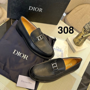 Dior Loafers in Black Leather