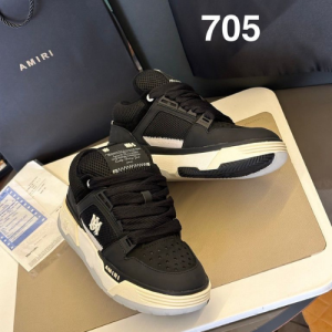 Amiri Sneakers in Black and White Leather