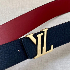 Louis Vuitton Belt with a Black and Red Design