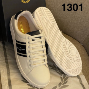 Fred Perry Sneakers with a White and Black Design
