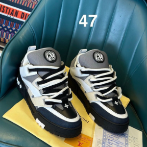 Louis Vuitton Sneakers with a White and Black Pattern