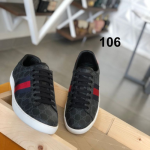 Gucci Loafers with a Black and Gray Pattern