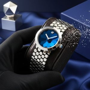 Swarovski Lake Of Shimmer Stainless Blue Dial Watch