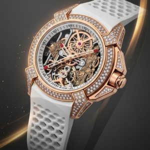 Jacob and co Ram Mandir Edition White Dial Watch