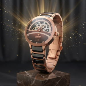 Rado Centrix Brown Automatic Diamonds Open Heart Watch