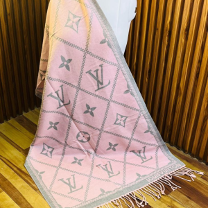 Louis Vuitton With a Pink And Gray Pattern